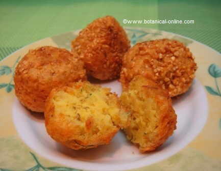 Bolitas de patata y bulgur Bolitas de patata y bulgur