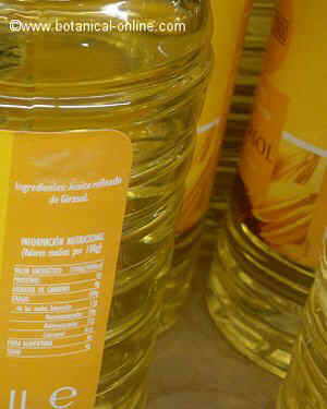 Properties of sunflower oil