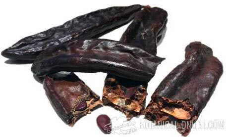 carobs, pods of the carob tree