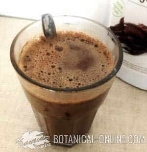 Photo of hot chocolate from carob with cacao