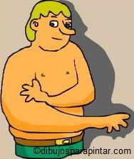 man with gout