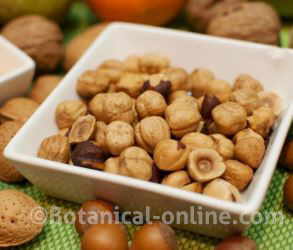 Roasted hazelnuts