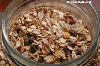 muesli with oats and raisins