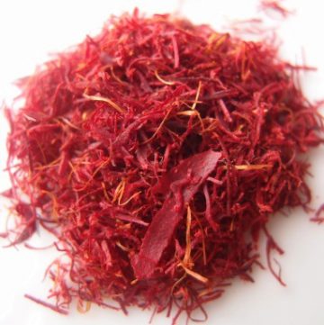 Adulterated saffron