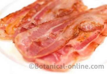 Bacon slices