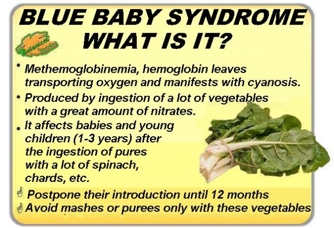 blue baby syndrome characteristics