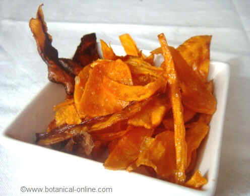 Sweet potato chips