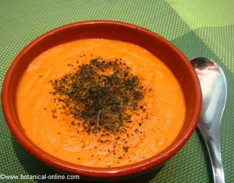 recetcream of carrot, onion and sweet potato
