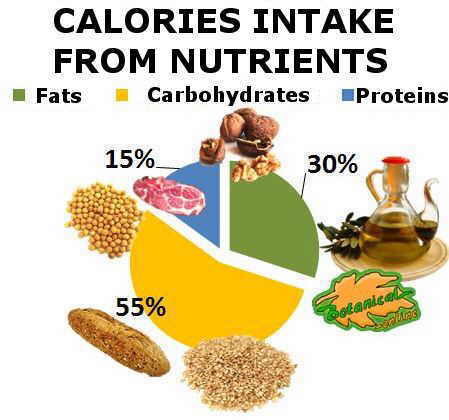 calories from the diet