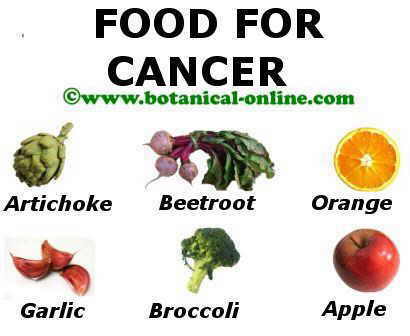 Food for cancer