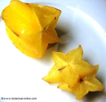 Sliced carambola