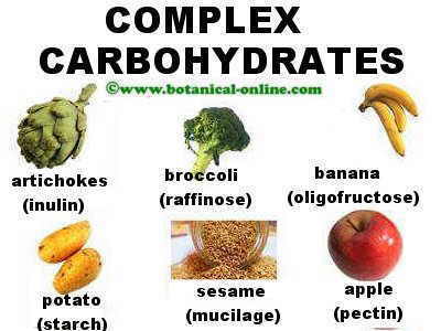 Fruits with complex carbs