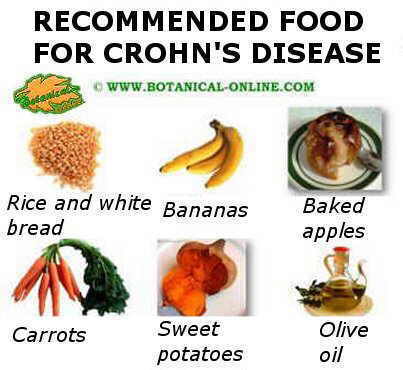 recommended foods for Crohn's disease 