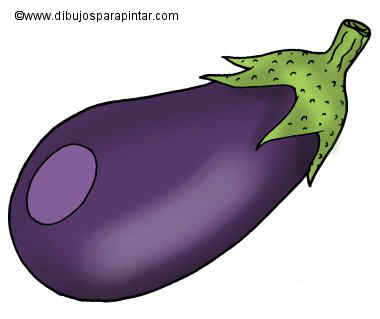 Eggplant drawing