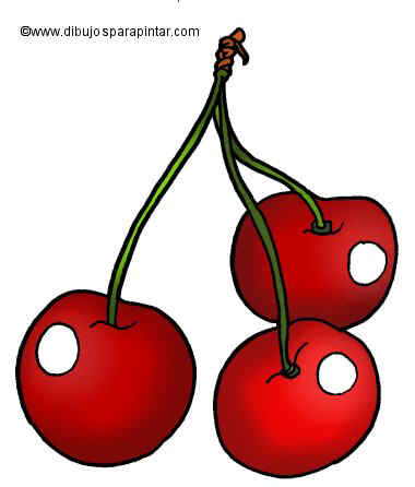 Big drawing of cherries