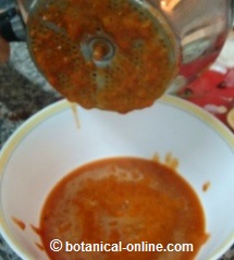 rose hip pulp after the second boiling