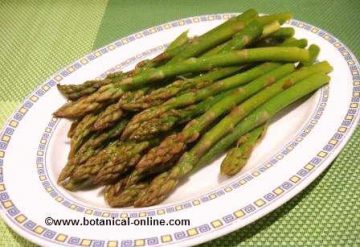 steamed asparagus