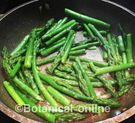 steamed asparagus