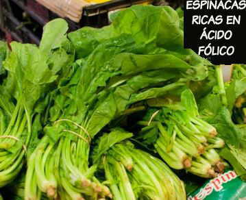 spinach in a market