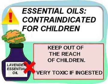 Contraindications essential oils for babies children infant
