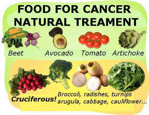 main interesting foods in the diet against cancer