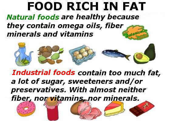 Differences between natural and ultra-processed foods.