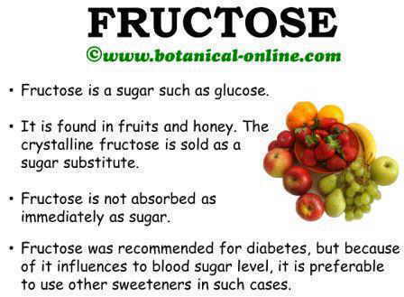 Fructose benefits and properties