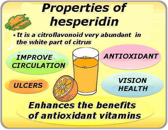 medicinal properties and benefits of hesperidin