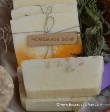 Herbal homemade soap