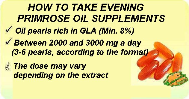 how to take evening primrose oil supplements