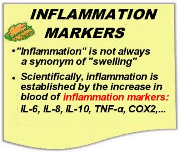 anti-inflammatory properties inflammation markers