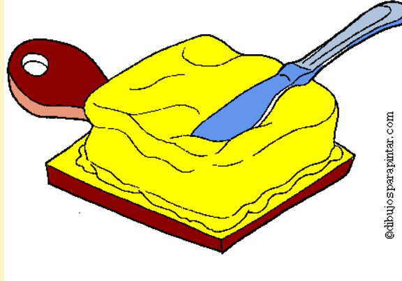 Drawing of butter