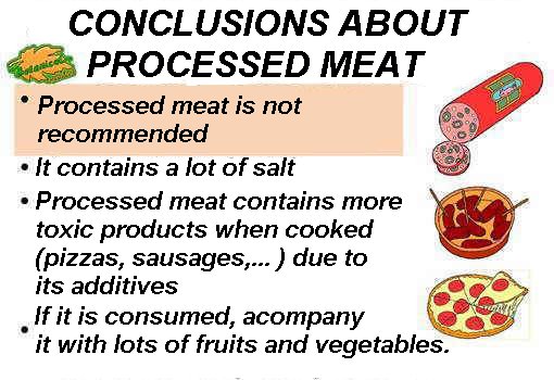 Processed meat properties