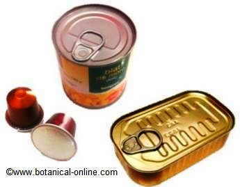 Heavy metals in food, aluminum tin