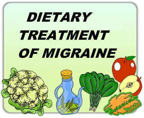 dietary treatment of migraine