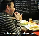 eating