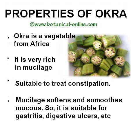 medicinal properties of okra