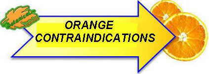 orange contraindications