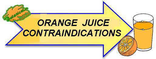 orange contraindications