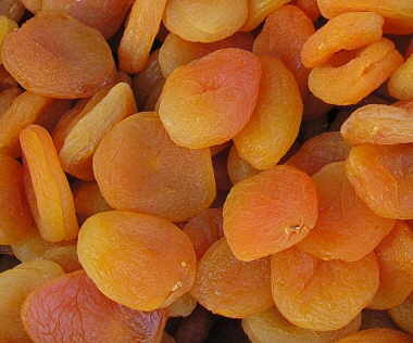 Dried apricots