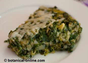 Dandelion quiche