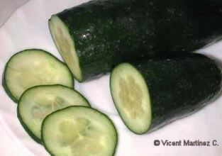 sliced cucumbers