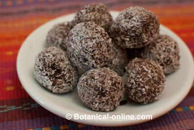 Flourless home truffles