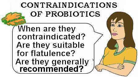 contaraindications of probiotics