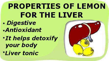 Main medicinal properties of lemon for the liver