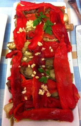 roasted peppers