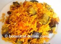 Rice with vegetables