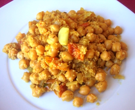Chickpeas with couscous