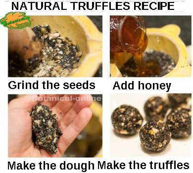 Step by step recipe of natural truffles