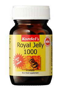 royal jelly displayed in a store.